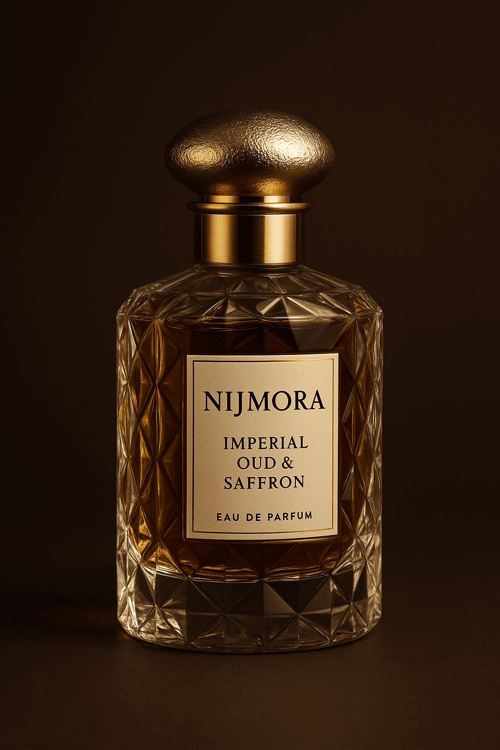 Nijmora Imperial Oud & Saffron – Unisex Eau de Parfum (Luxury Crystal Edition)