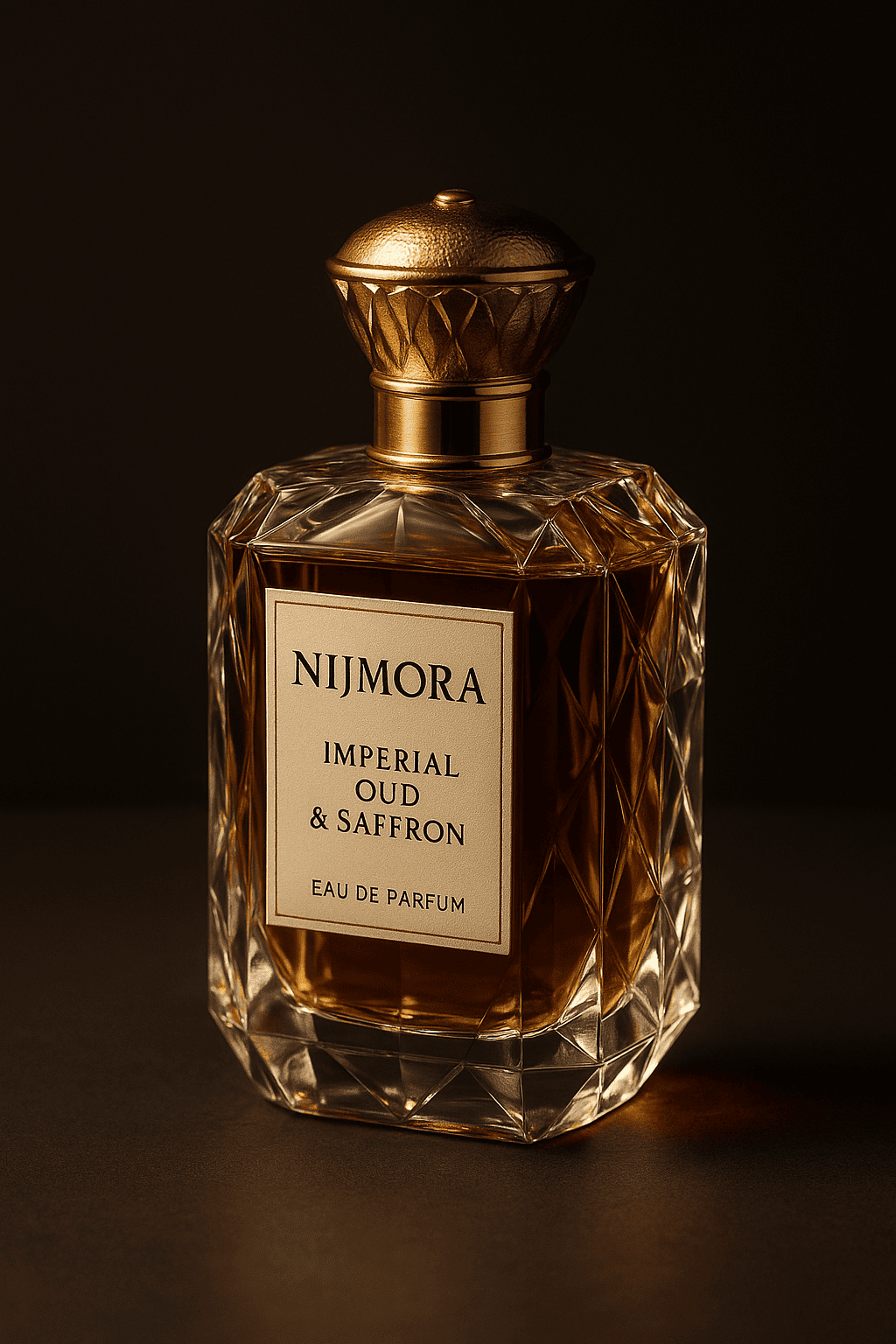 Nijmora Imperial Oud & Saffron – Unisex Eau de Parfum (Luxury Crystal Edition) - Image 2