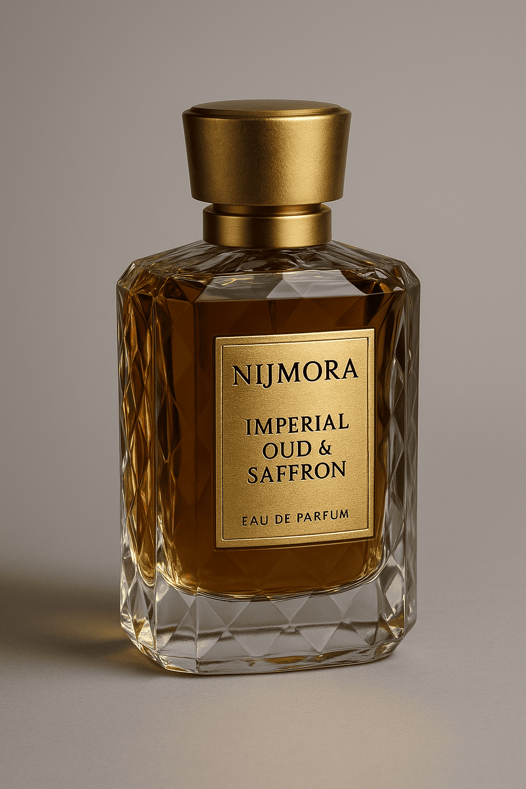Nijmora Imperial Oud & Saffron – Unisex Eau de Parfum (Luxury Crystal Edition) - Image 3