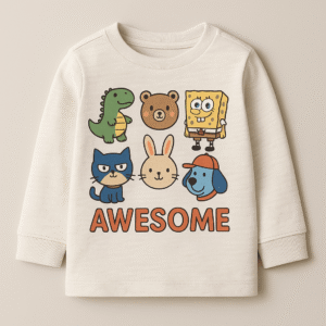 Kids Full Sleeve Printed Sweatshirt – AWESOME Print
